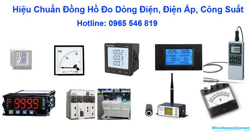 Dịch vụ Hiệu Chuẩn Đồng Hồ Đo Dòng Điện, Điện Áp, Công Suất, Tần Số Gắn Tủ Điện